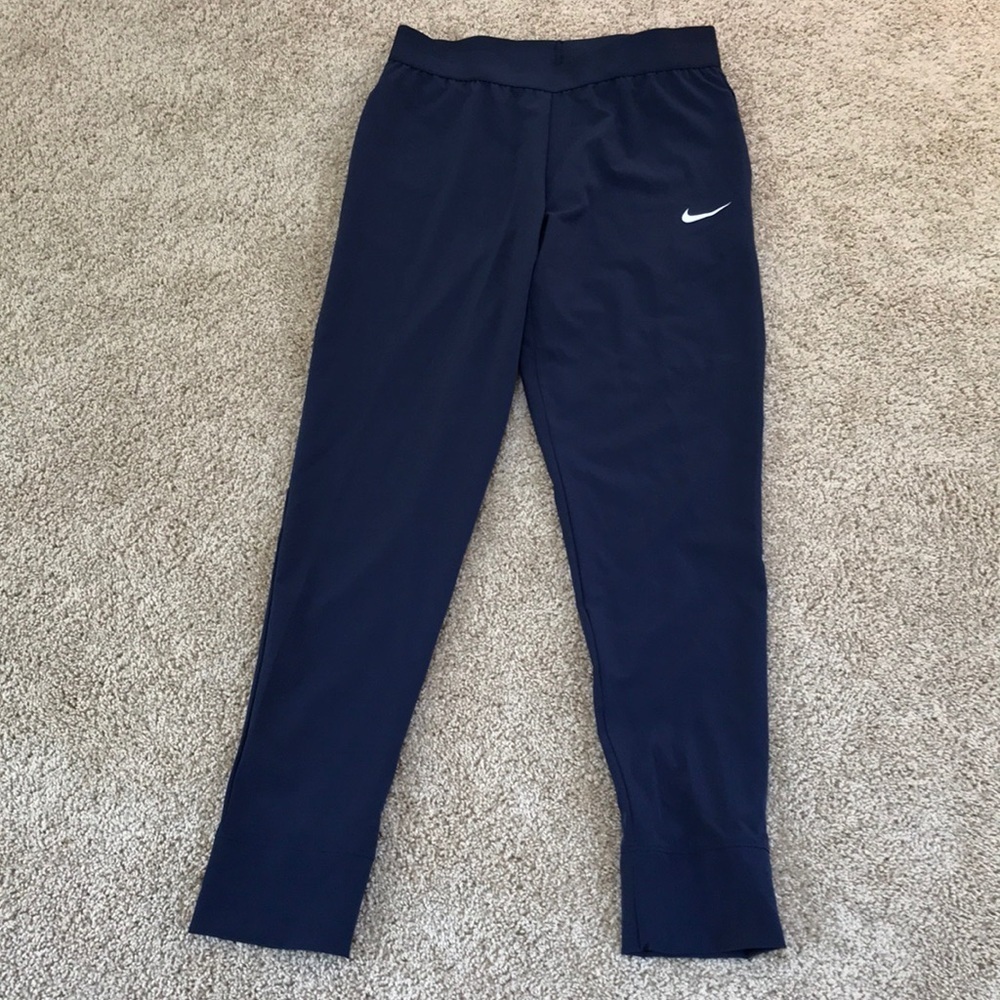 New! NIKE Size S Navy mid rise full length tights